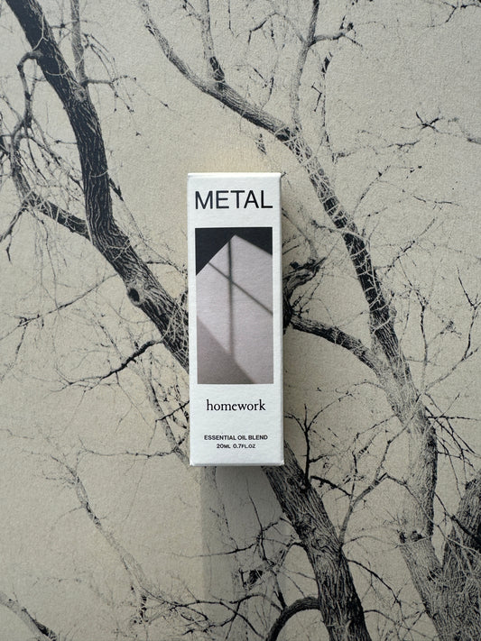 HOMEWORK ESSENTIAL OIL BLEND METAL