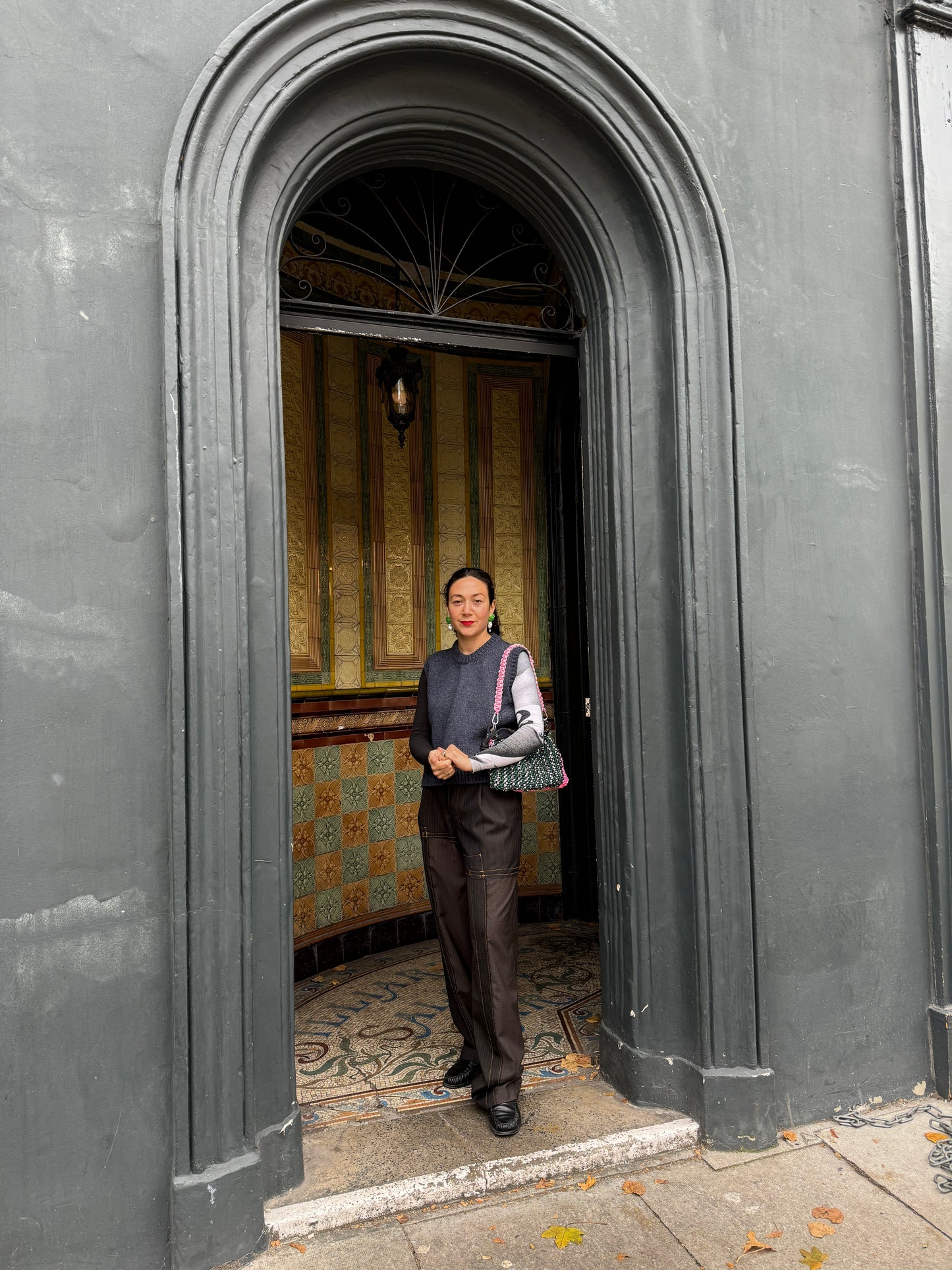 EELLS KIDD TROUSERS BROWN