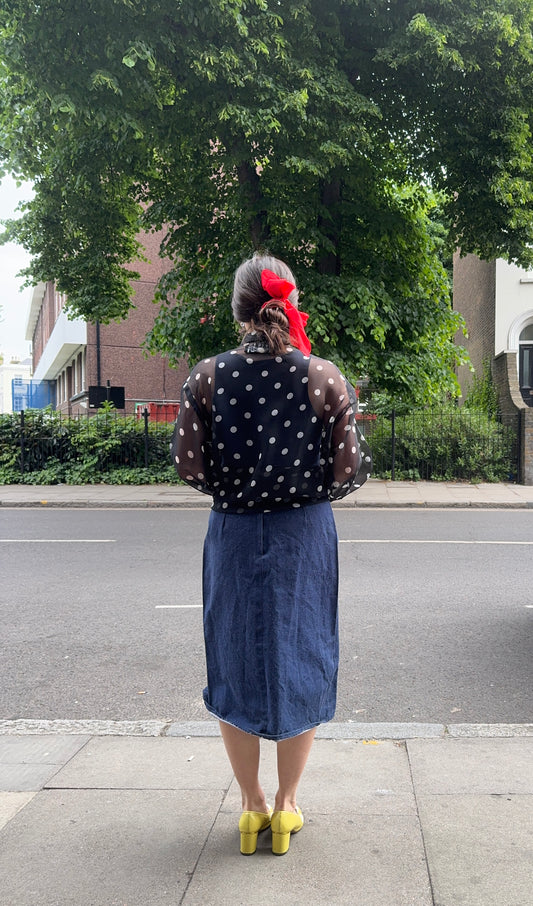 SK VINTAGE DENIM SKIRT