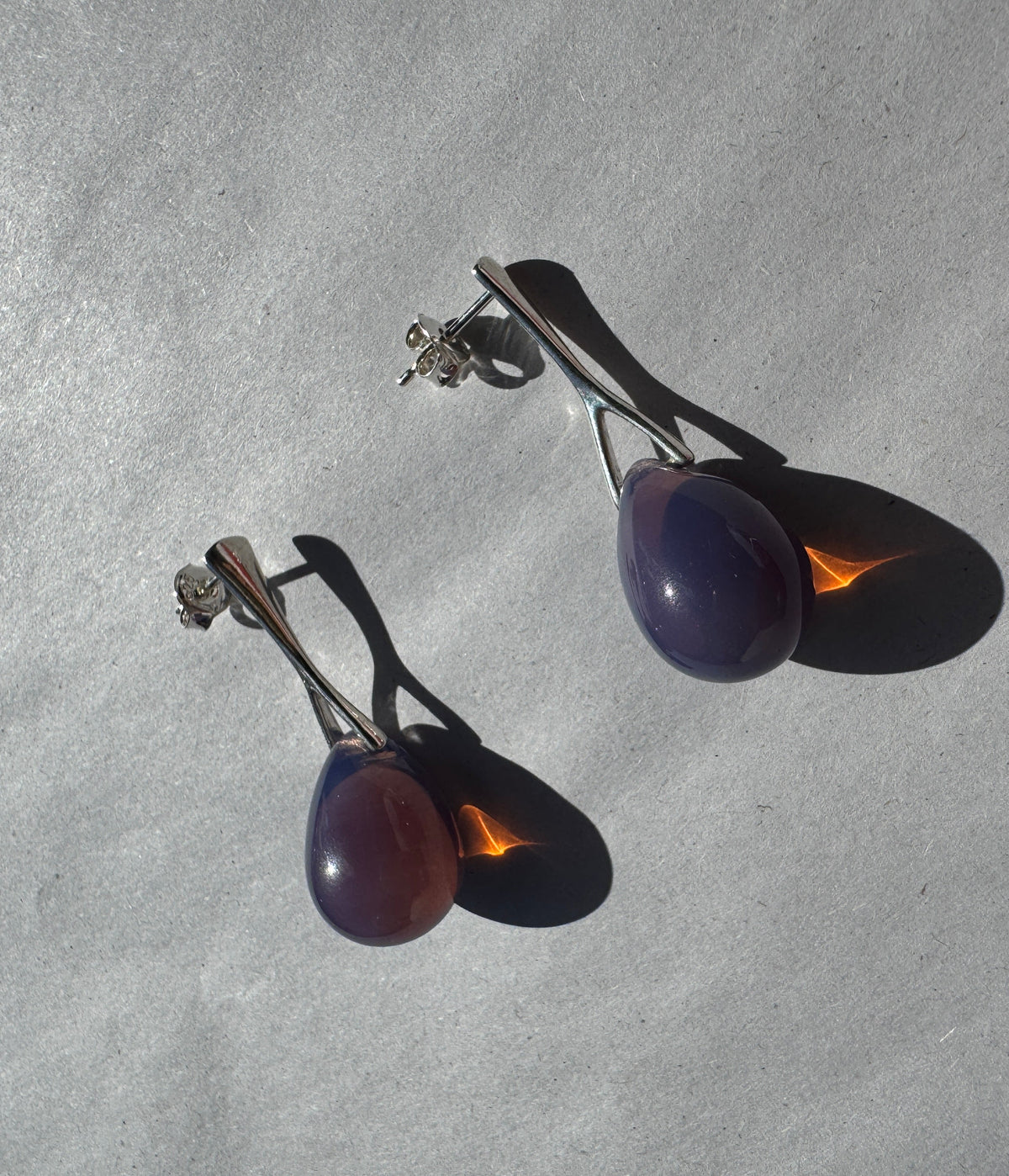 SISI JOIA GOTA NAIL EARRINGS - OPALINE LILAC