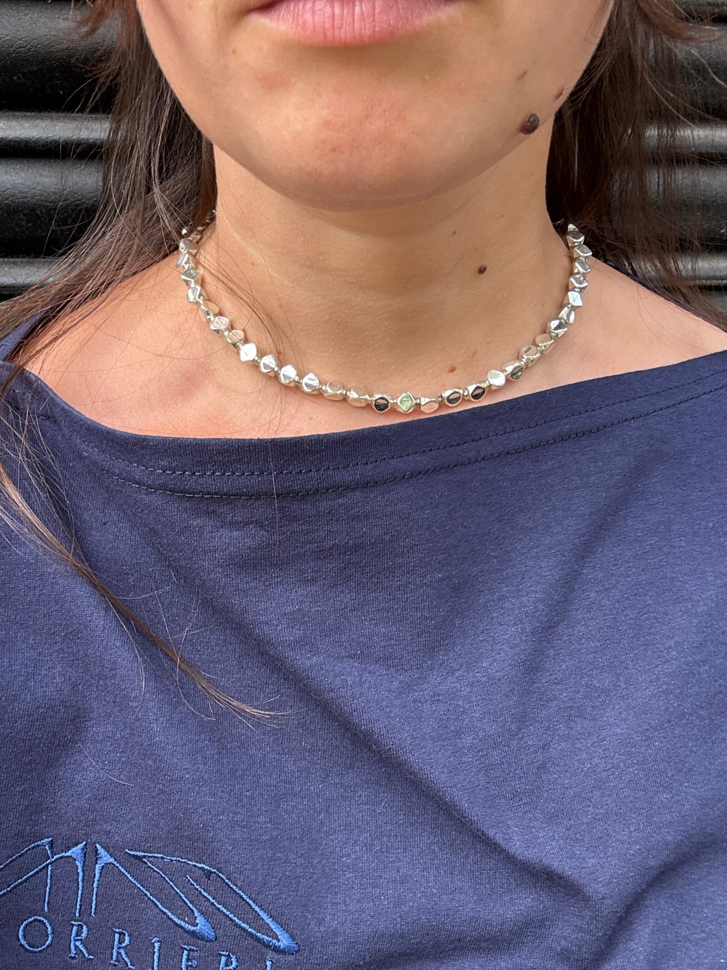 SISI JOIA TRIANGLE NECKLACE - SILVER