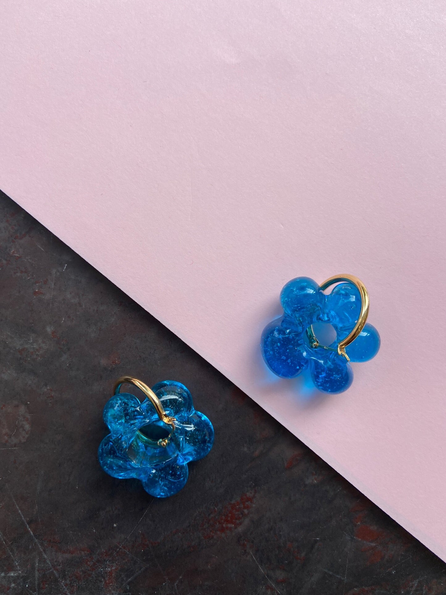 SISI JOIA TURQUOISE FLEUR EARRINGS
