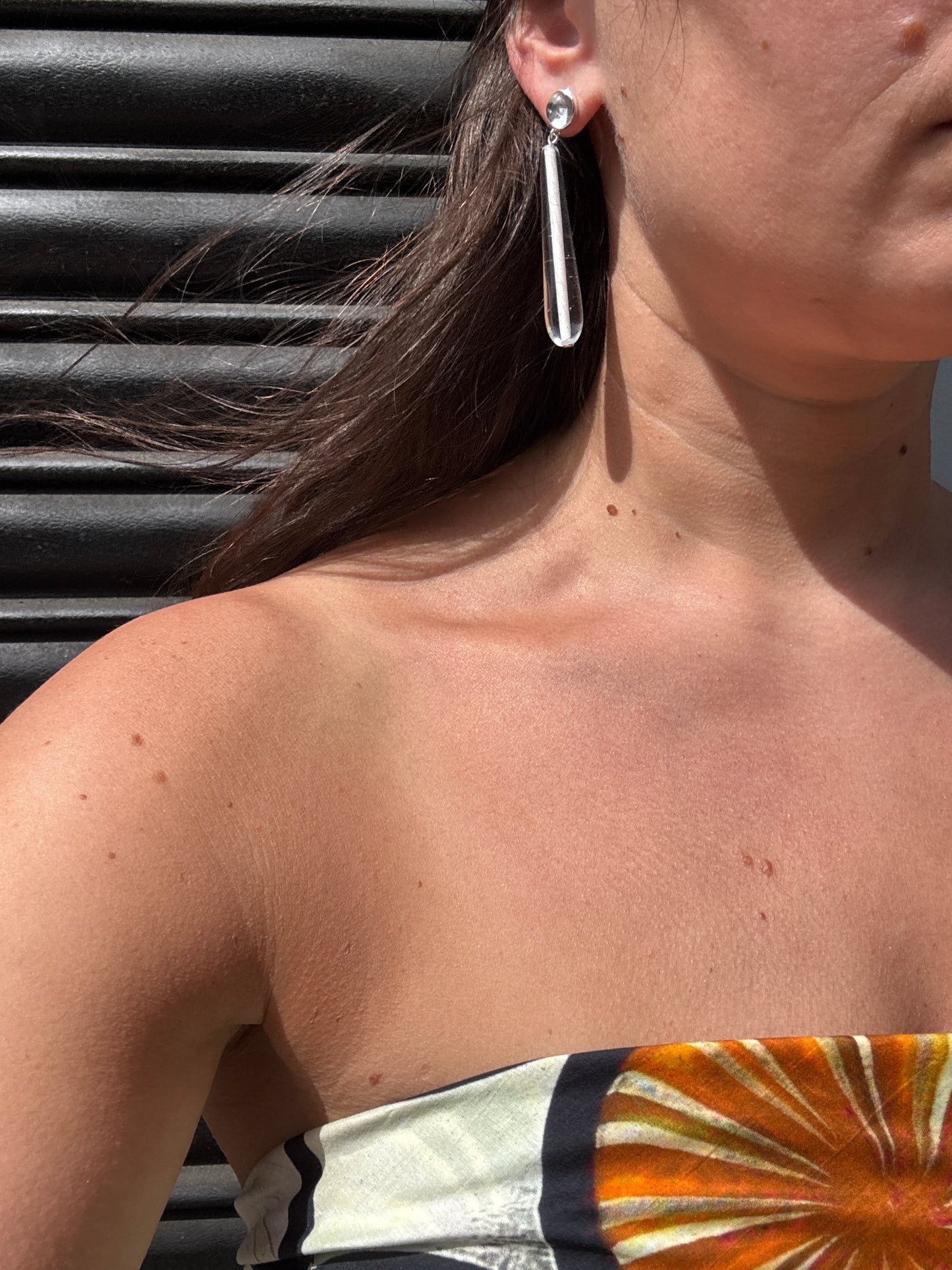 SISI JOIA MARYAM EARRINGS CLEAR