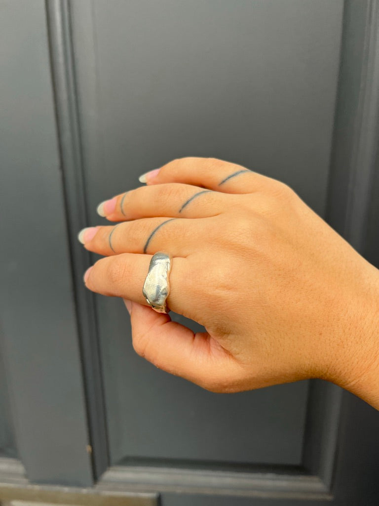 ANNA ARROYO SILA RING SILVER