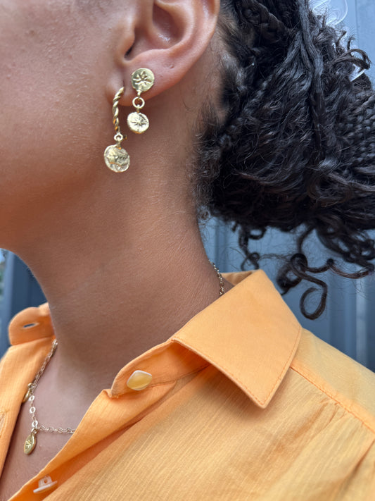 ESOTIC URSULA EARRINGS GOLD PLATED