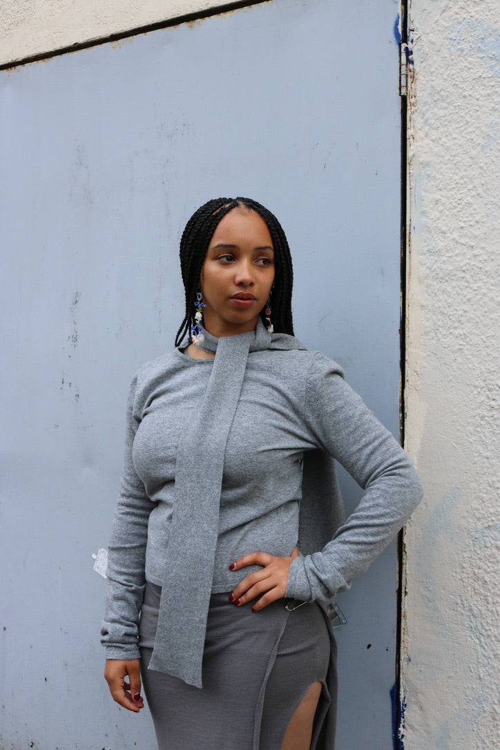 YONA KOHEN BLUE TWIN EARRINGS