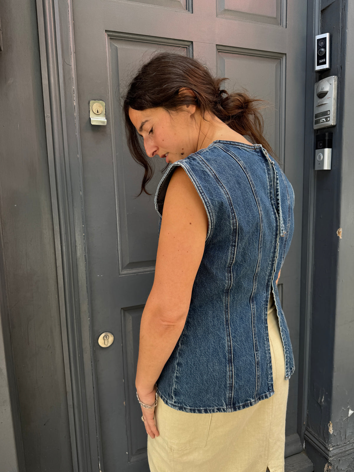 DALA CLOSED BACK TOP ARCHIVE BLUE