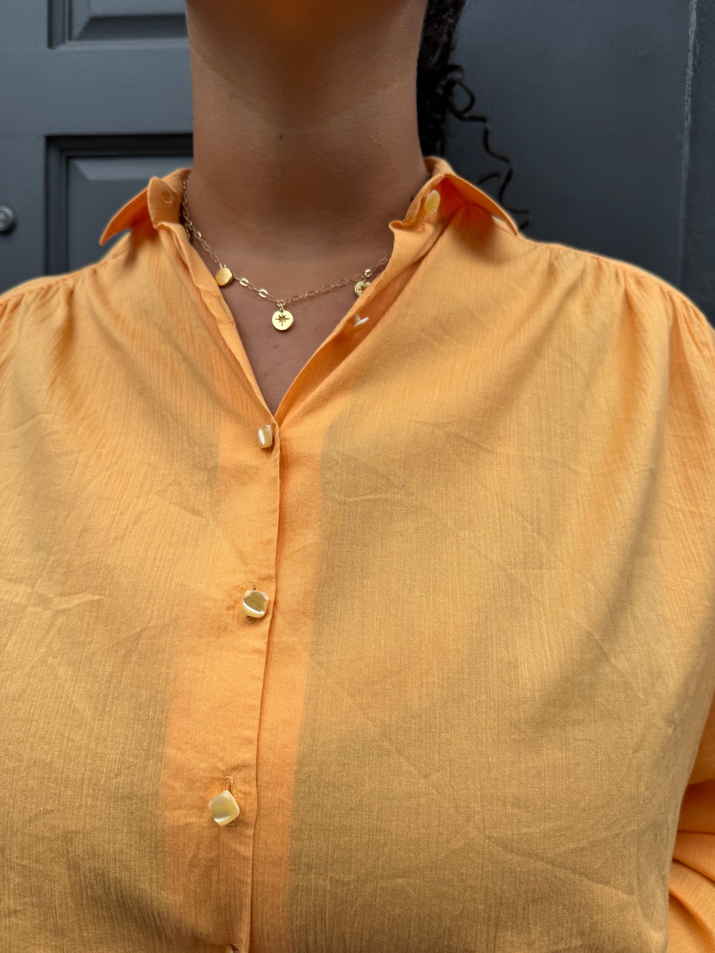 ESOTIC URSULA CHARMS CHOKER GOLD PLATED