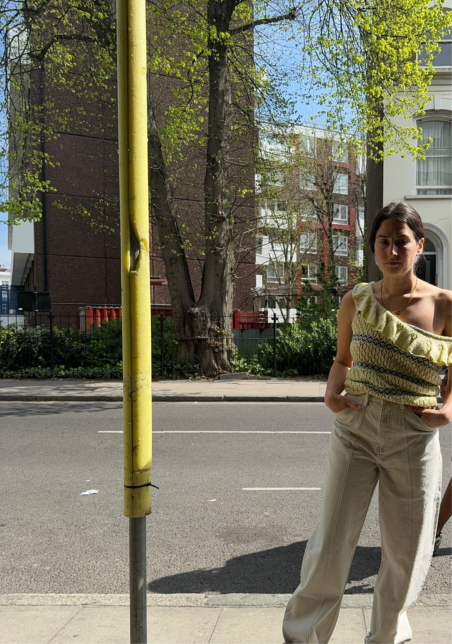 SK VINTAGE HAND KNIT STRIPE TOP