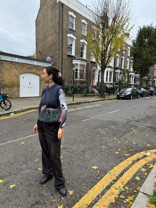 EELLS KIDD TROUSERS BROWN