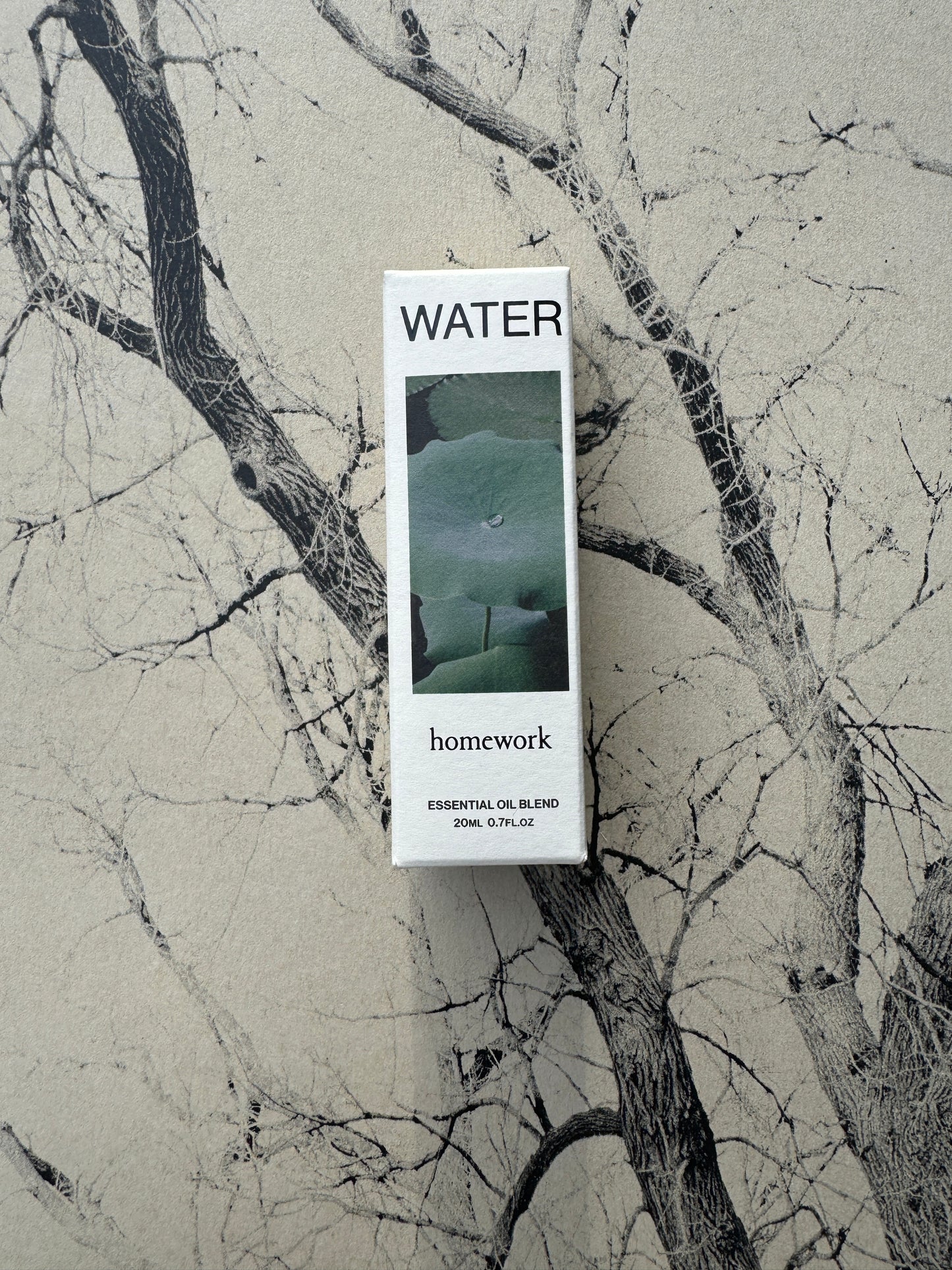 HOMEWORK ESSENTIAL OIL BLEND WATER