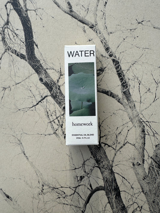 HOMEWORK ESSENTIAL OIL BLEND WATER