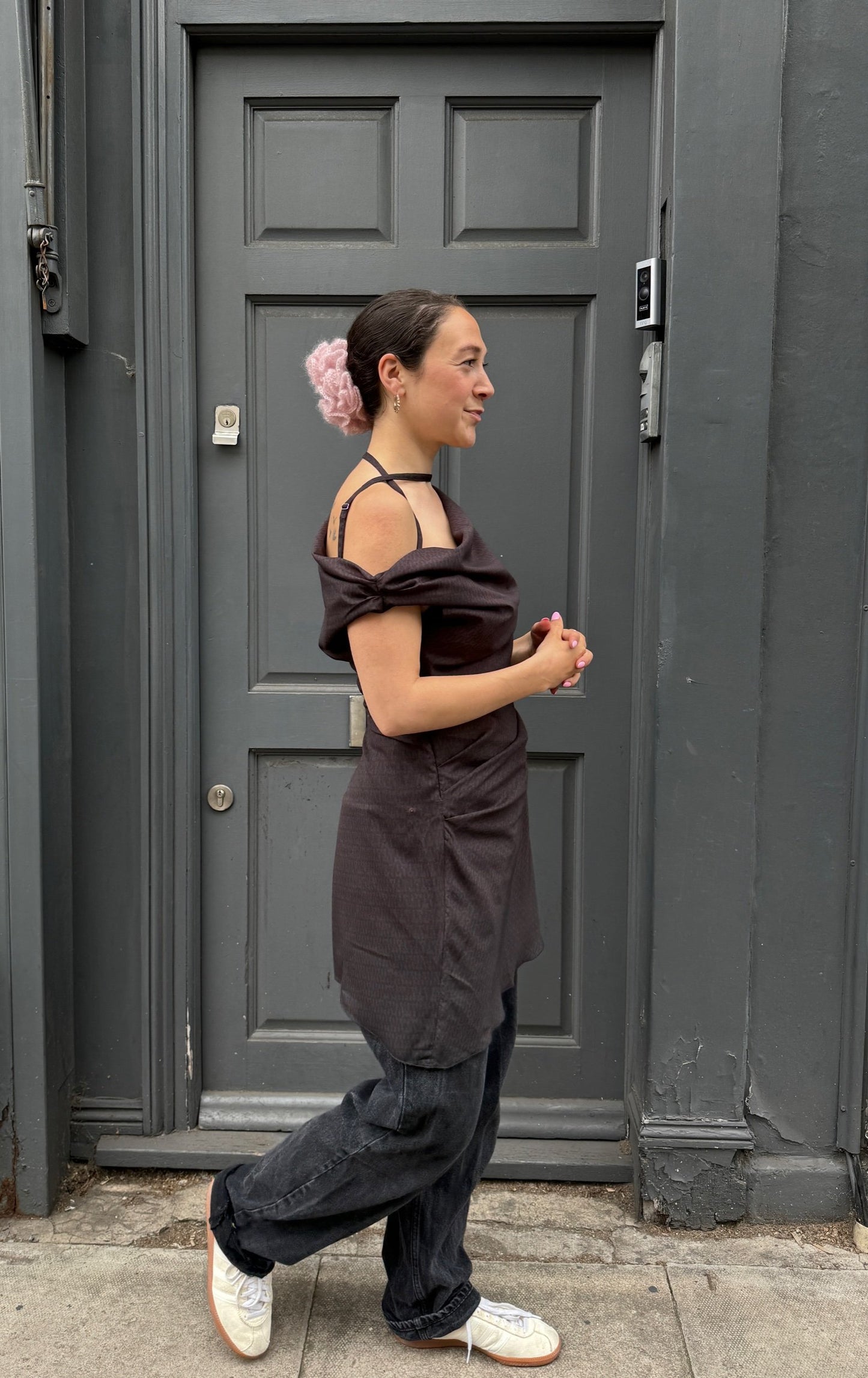 UNA HAYDE AWEN DRESS BROWN