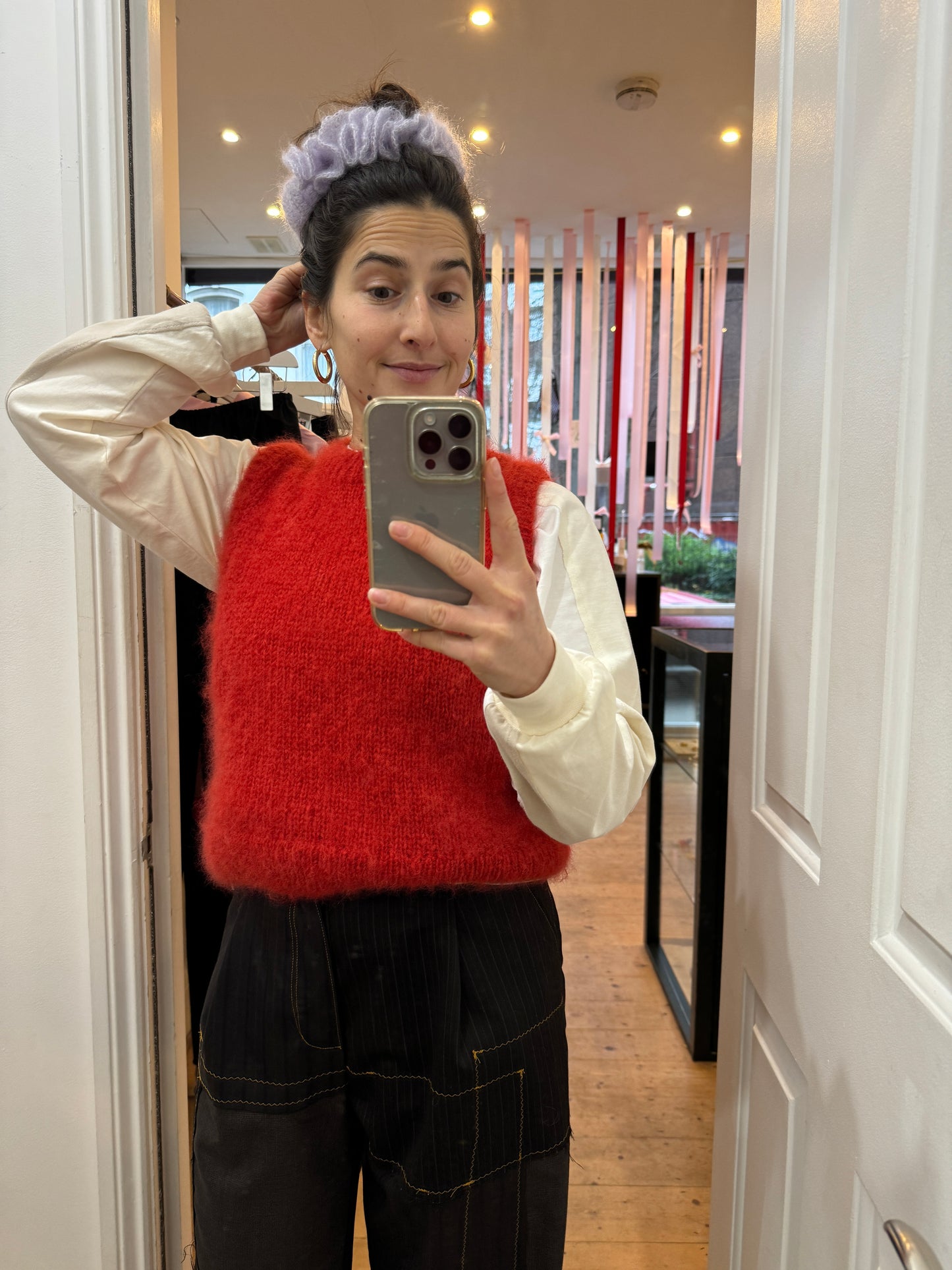 EELLS LONG SLEEVE T ECRU