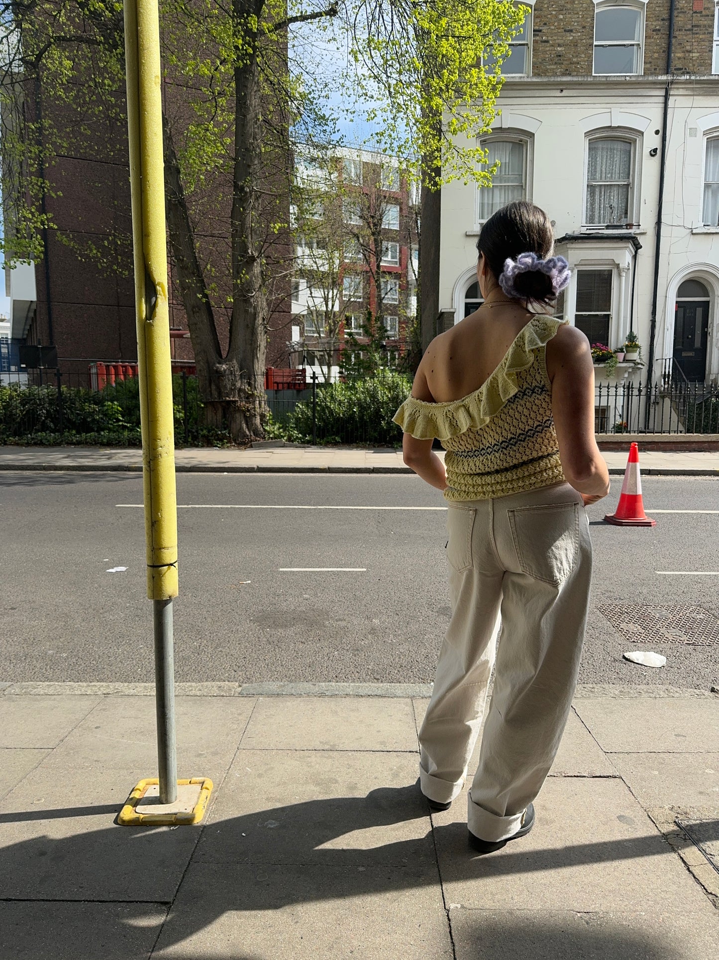 SK VINTAGE HAND KNIT STRIPE TOP