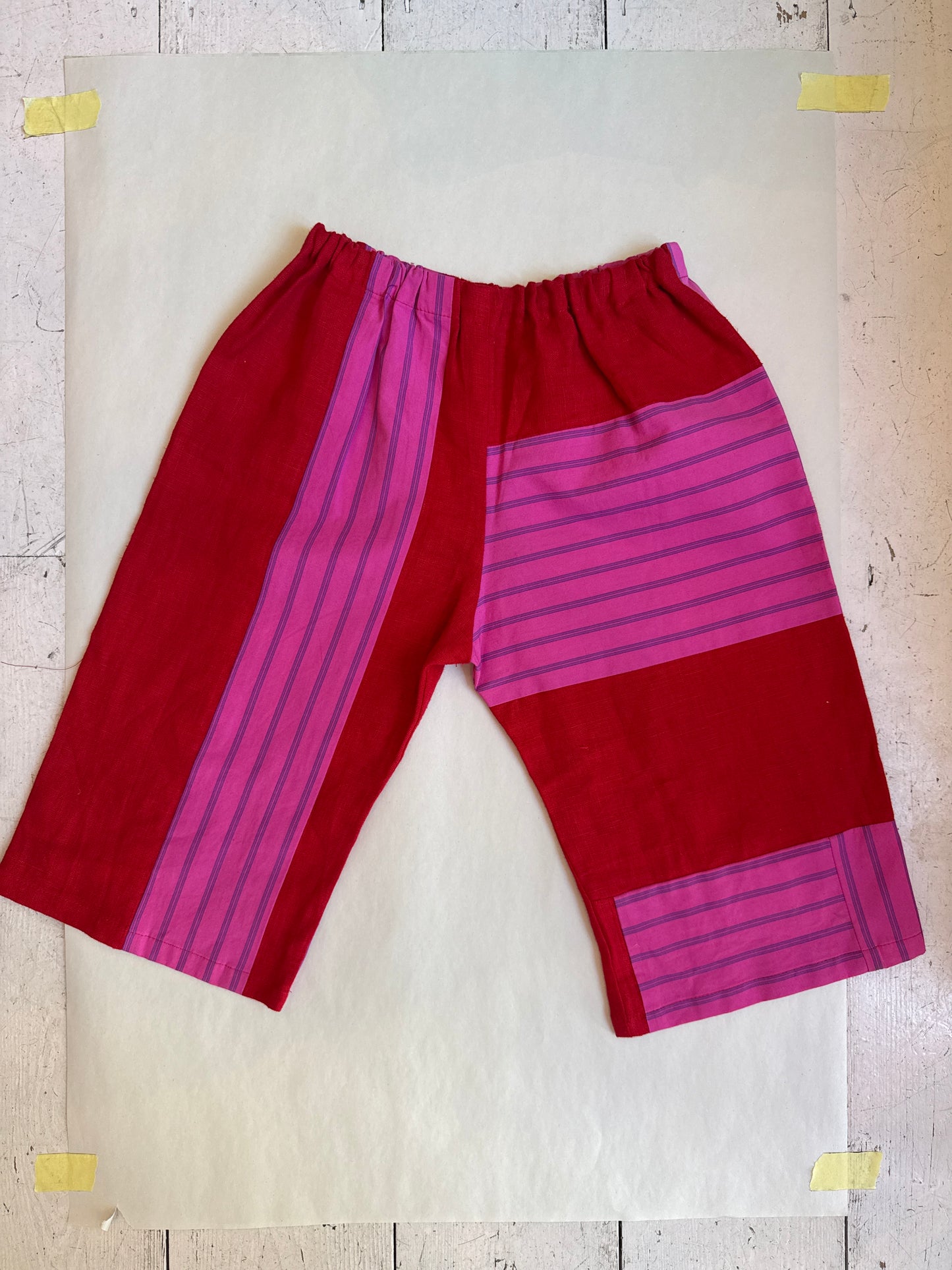 BUG KIDS PATCHWORK TROUSERS PINK