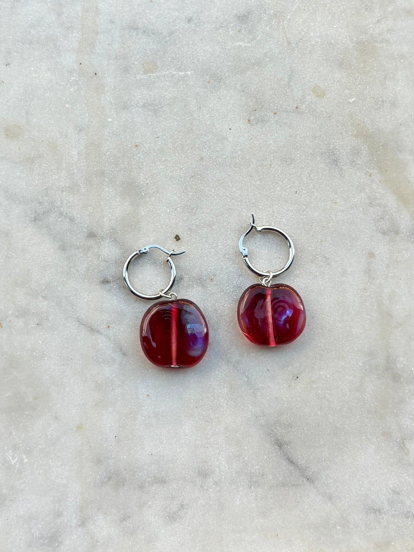 SISI JOIA PIECE EARRING - CHERRY