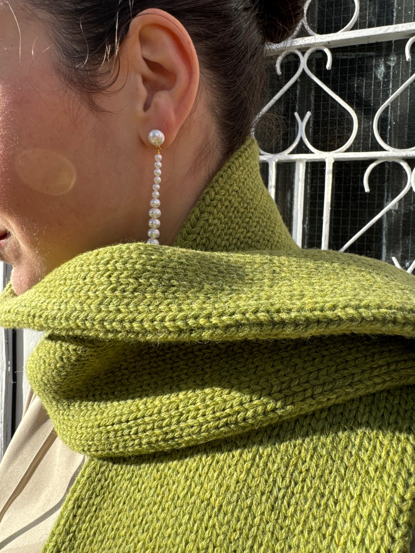 YETTON SCARF - GREEN