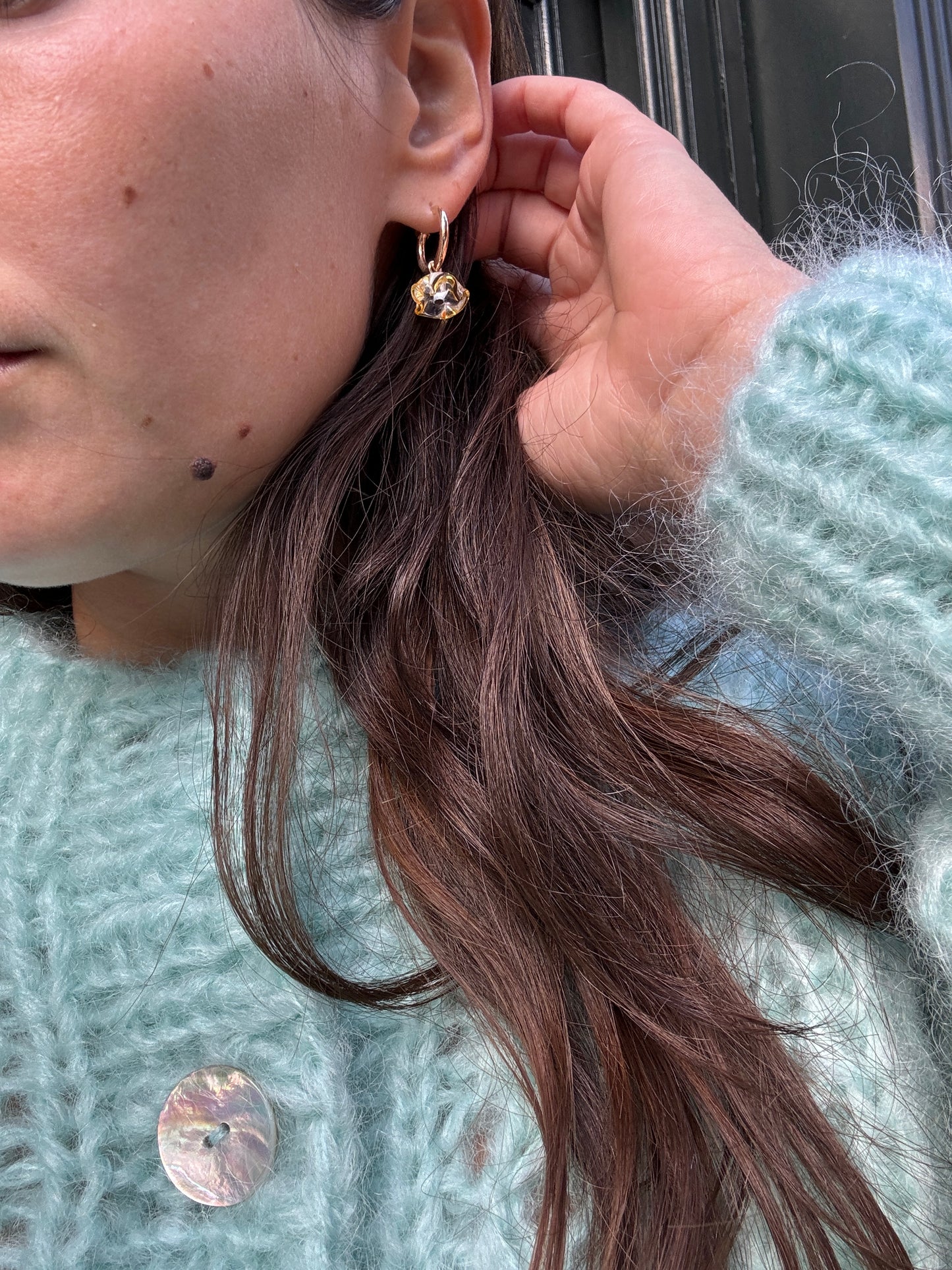 SISI JOIA FLEURETTE EARRINGS YELLOW