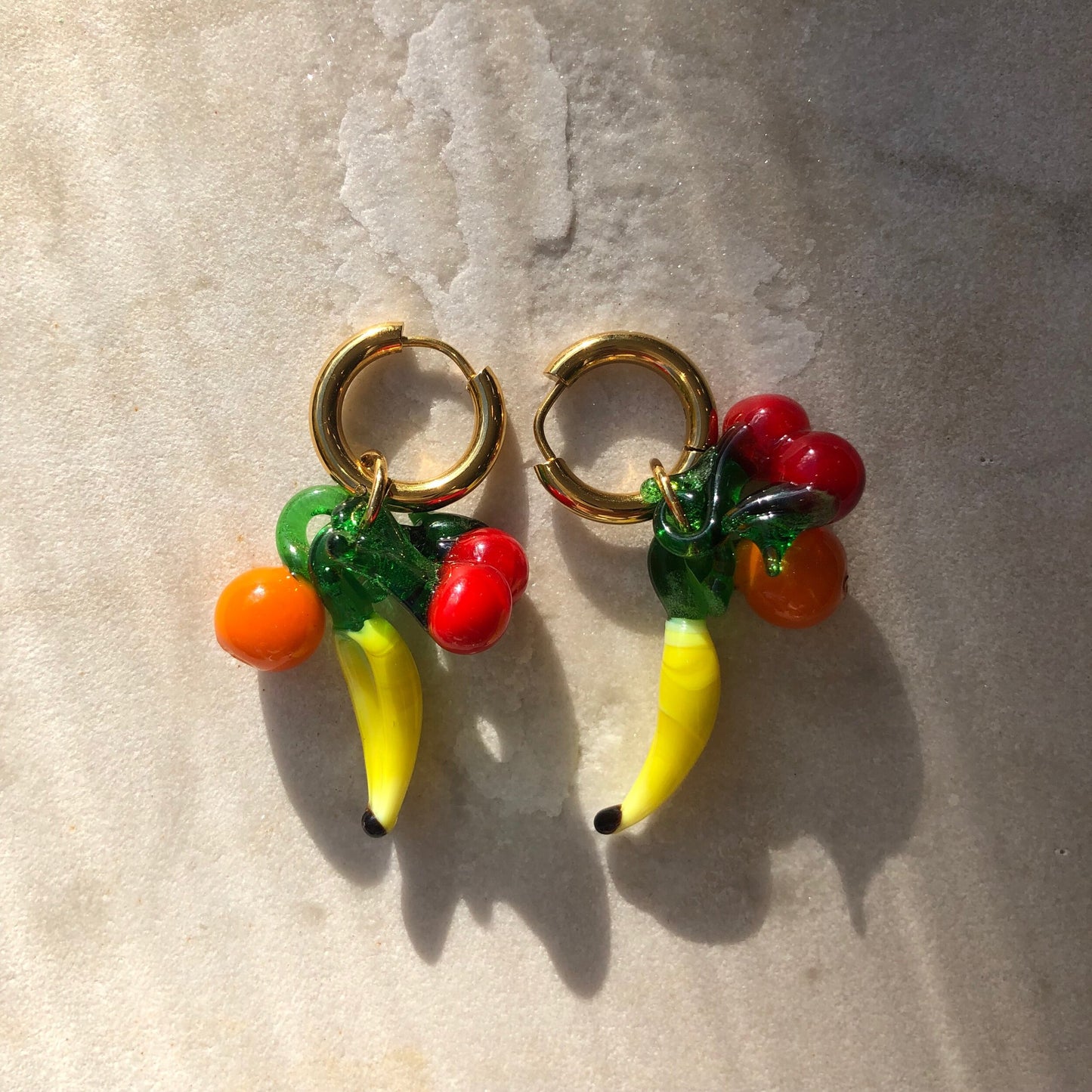 SANDRA ALEXANDRA TRIPLE GROCERY EARRINGS