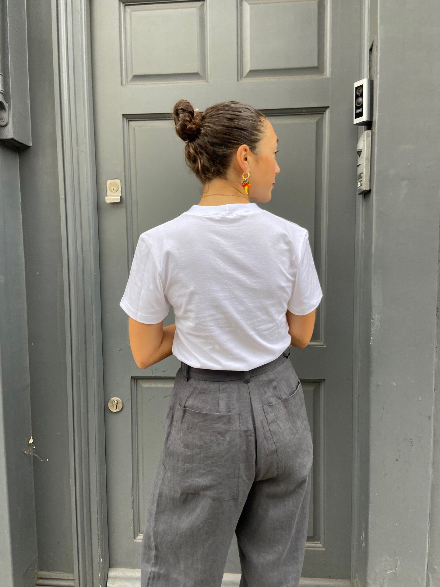 SANDRA ALEXANDRA TRIPLE GROCERY EARRINGS