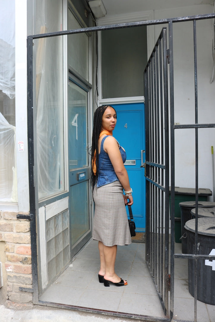 DALA BROKEN CORSET FLAT BLUE