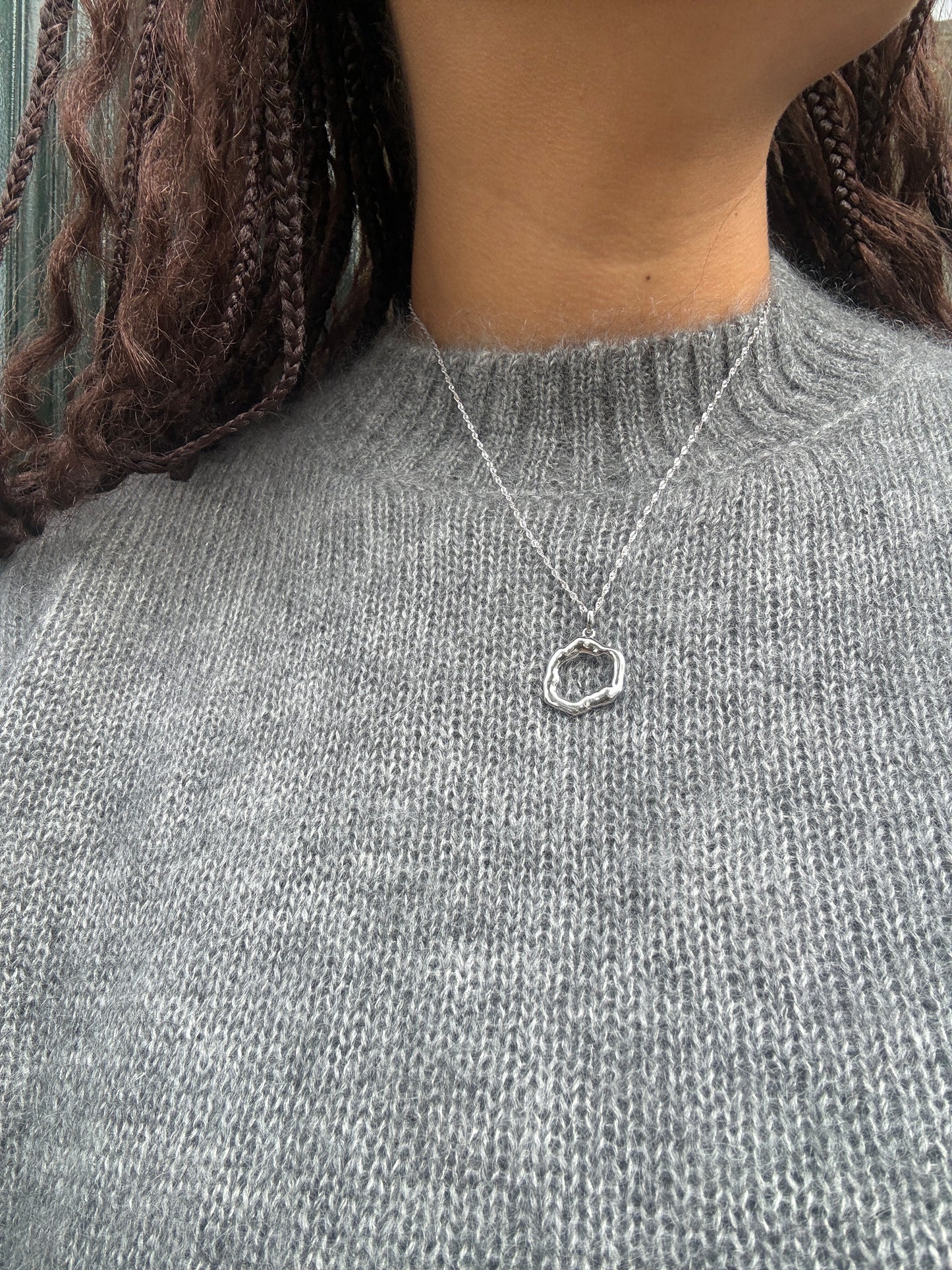 ARIYA IZEL NECKLACE SILVER