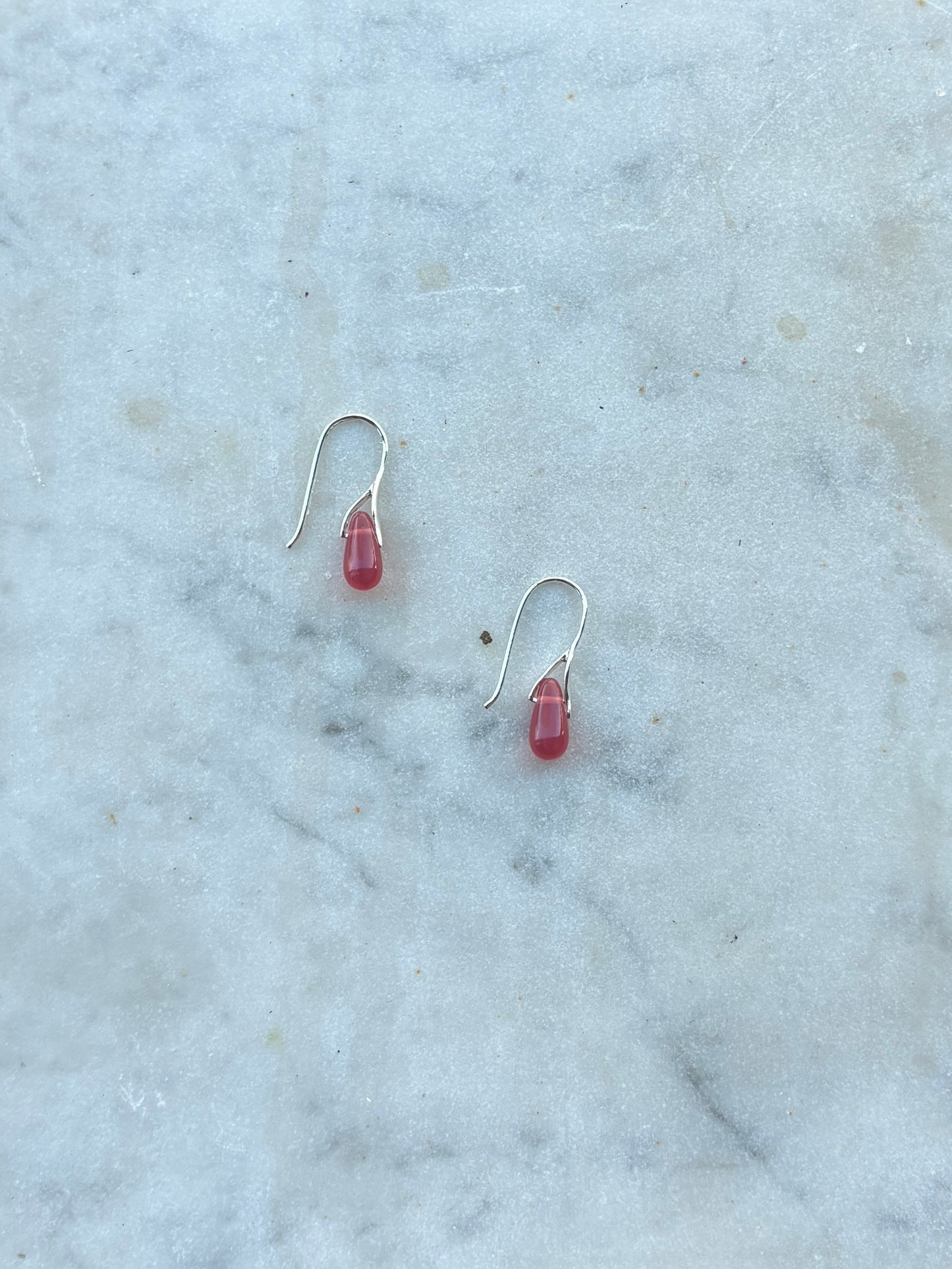 SISI JOIA MINI BROTE EARRINGS - OPALINE PINK