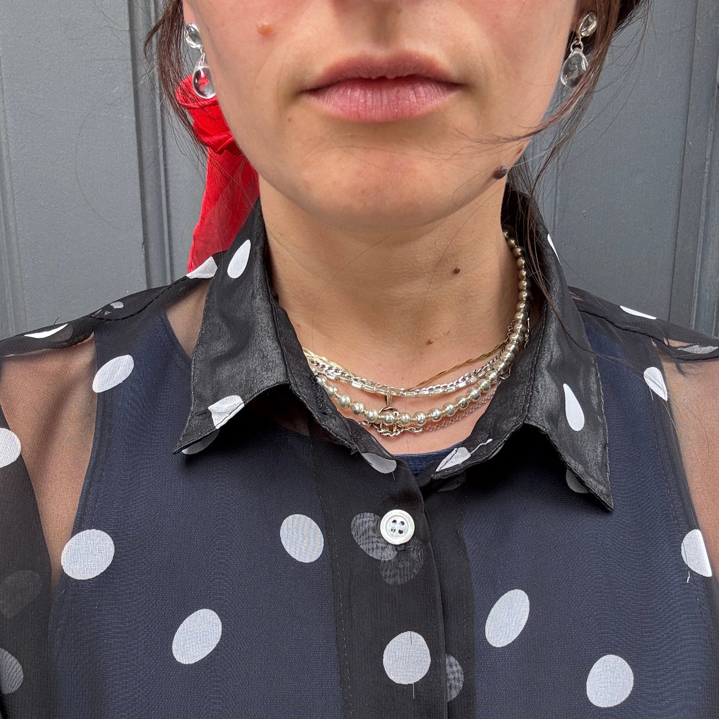 SISI JOIA DANIELLE CLEAR EARRINGS