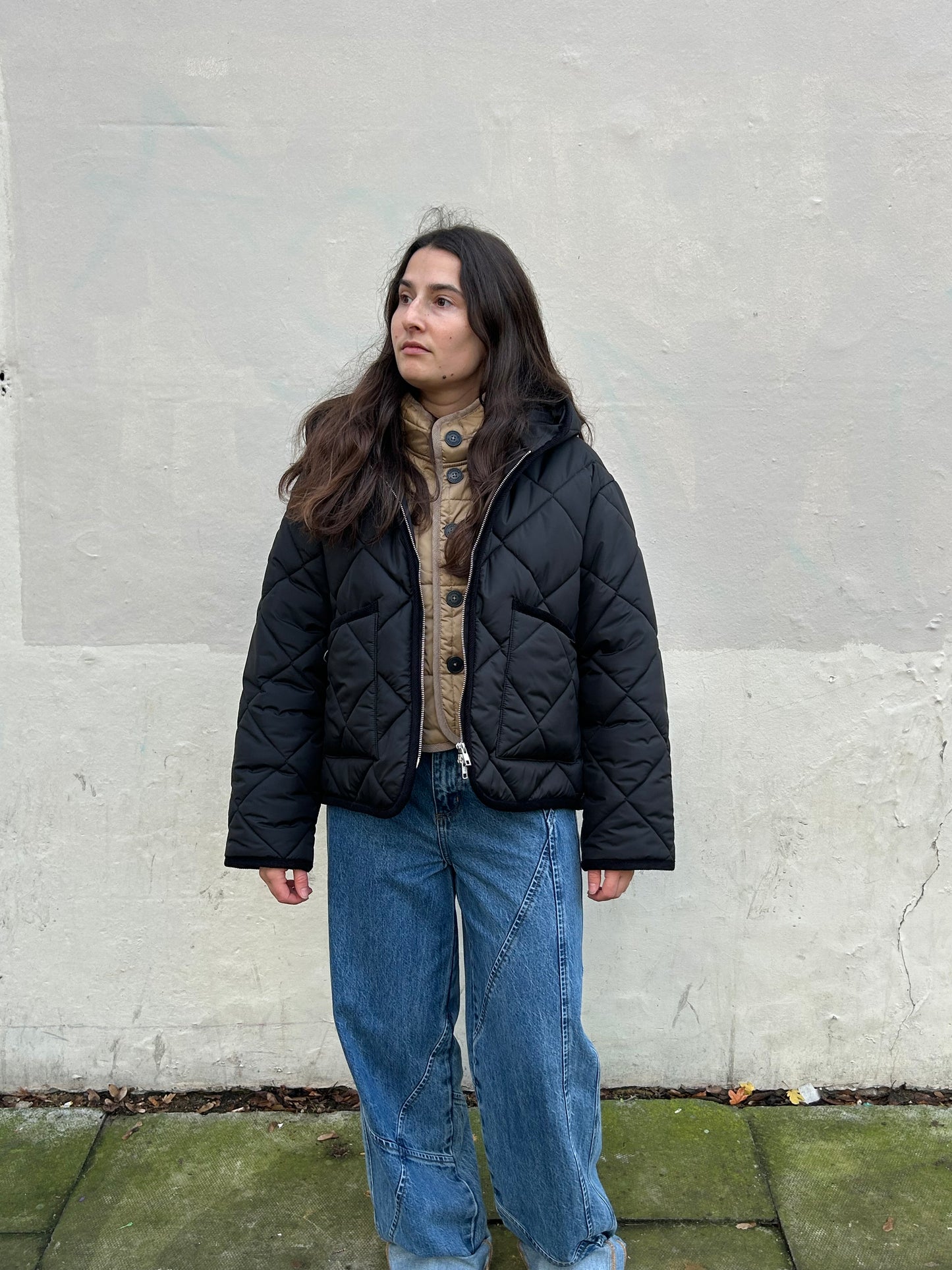 LAVENHAM BIG QUILT ZIPPED CRAYDON SABLE BLACK