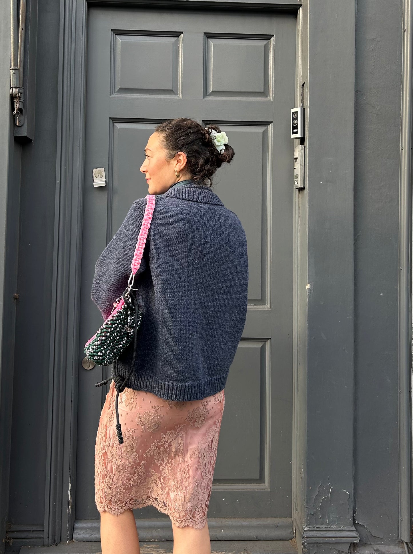 YETTON CARDIGAN GREY