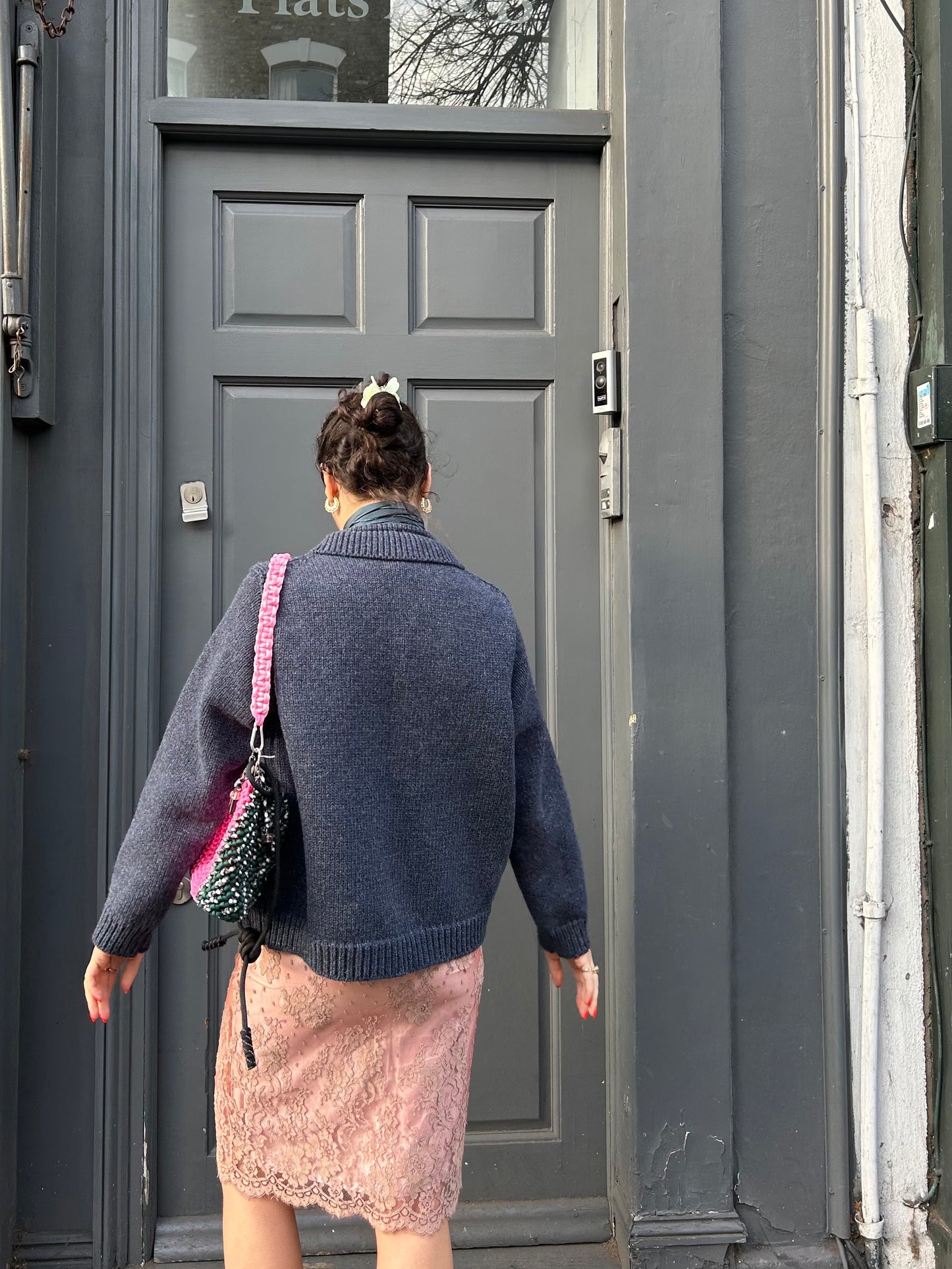 YETTON CARDIGAN GREY