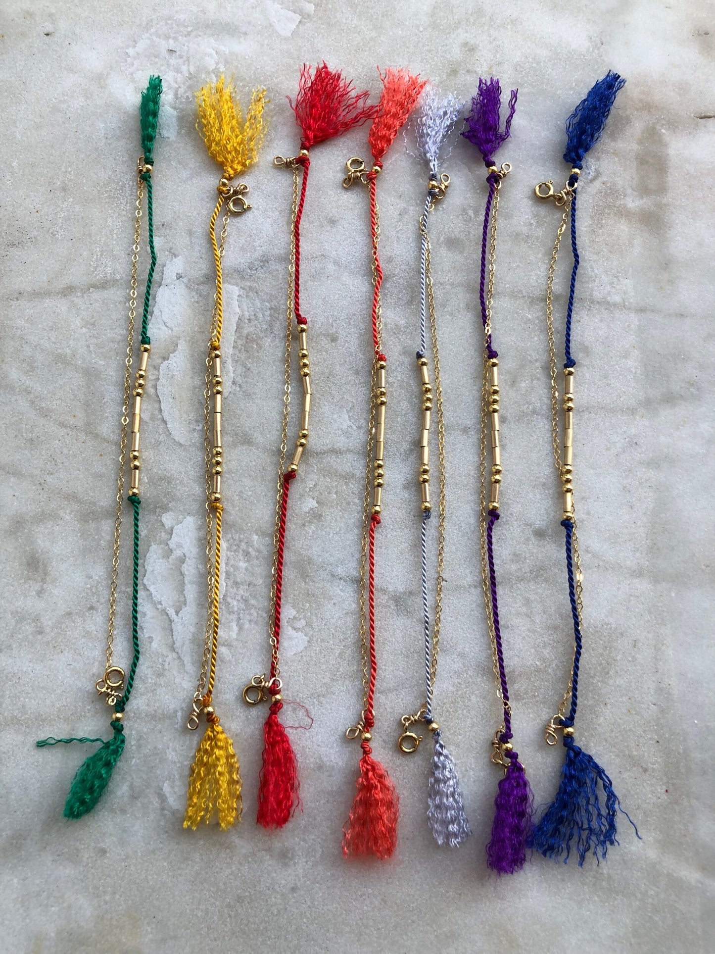 ESOTIC MORSE CODE AND CHAKRAS BRACELET