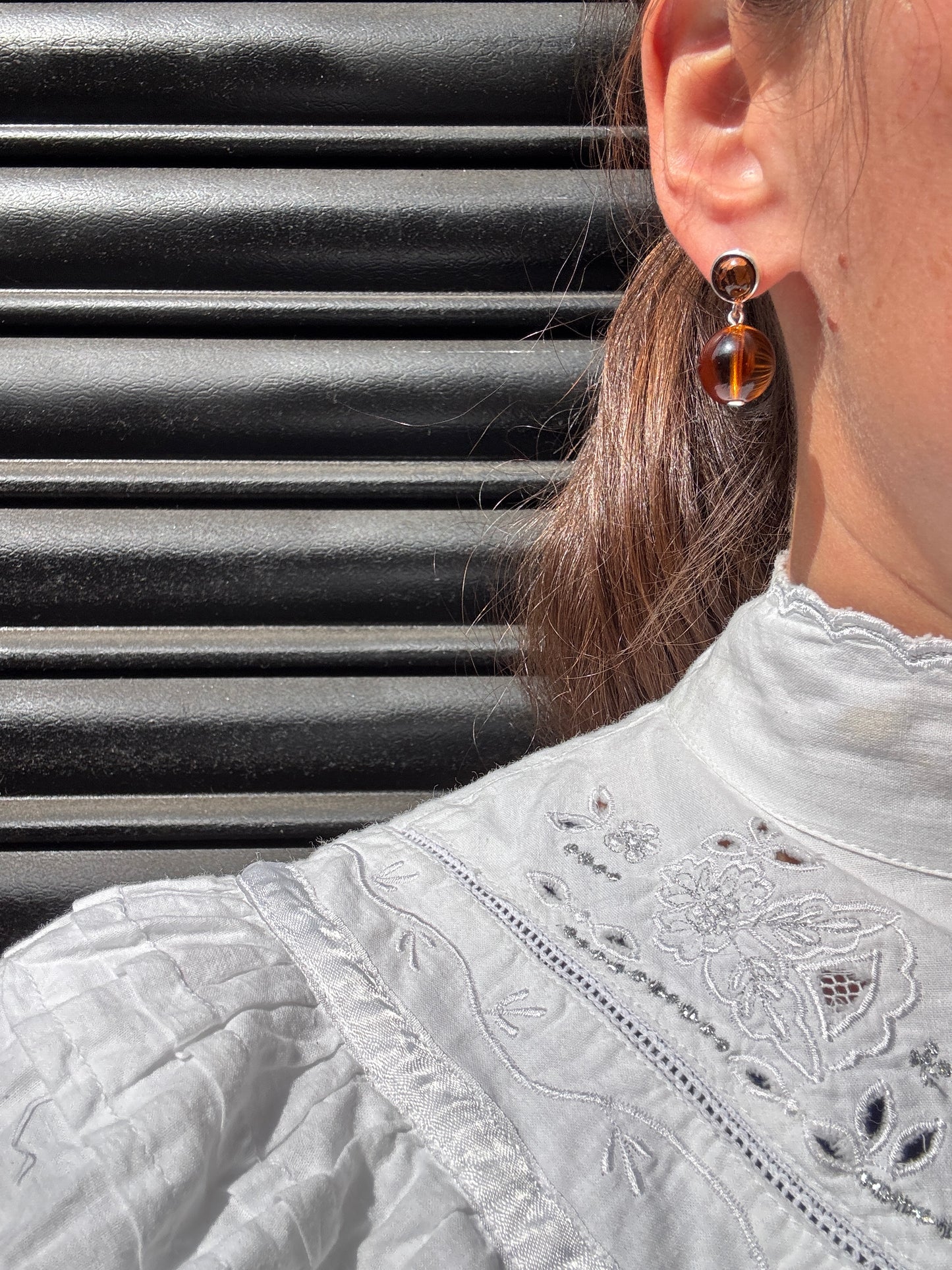 SISI JOIA MATENE EARRINGS AMBER