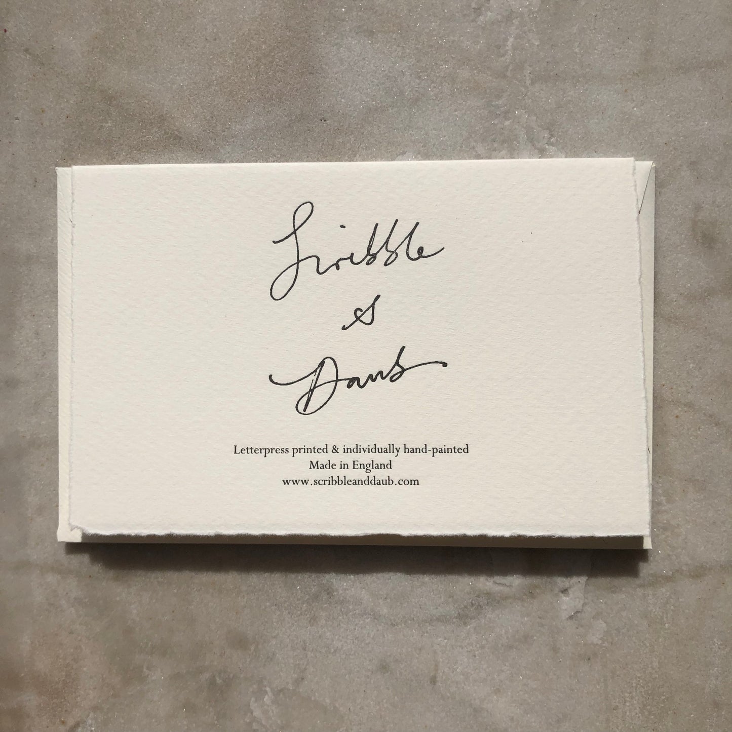 SCRIBBLE & DAUB SHRIMP CARD