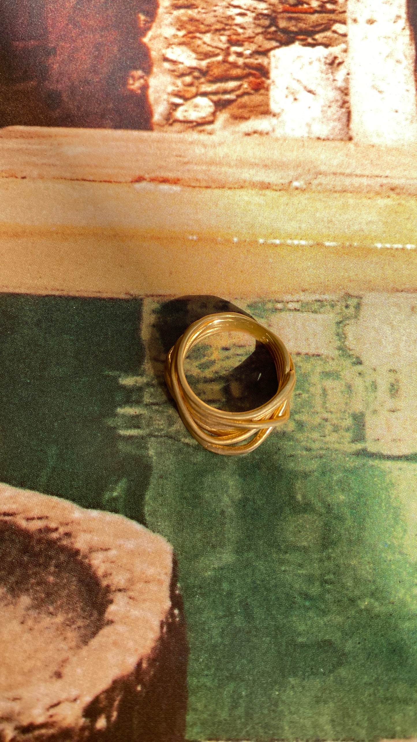 CAROLINA DE BARROS LIANA GOLD RING