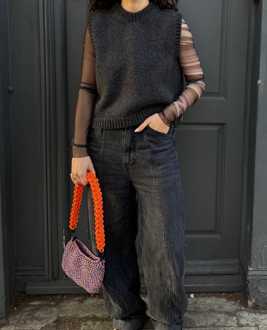 YETTON VEST CHARCOAL