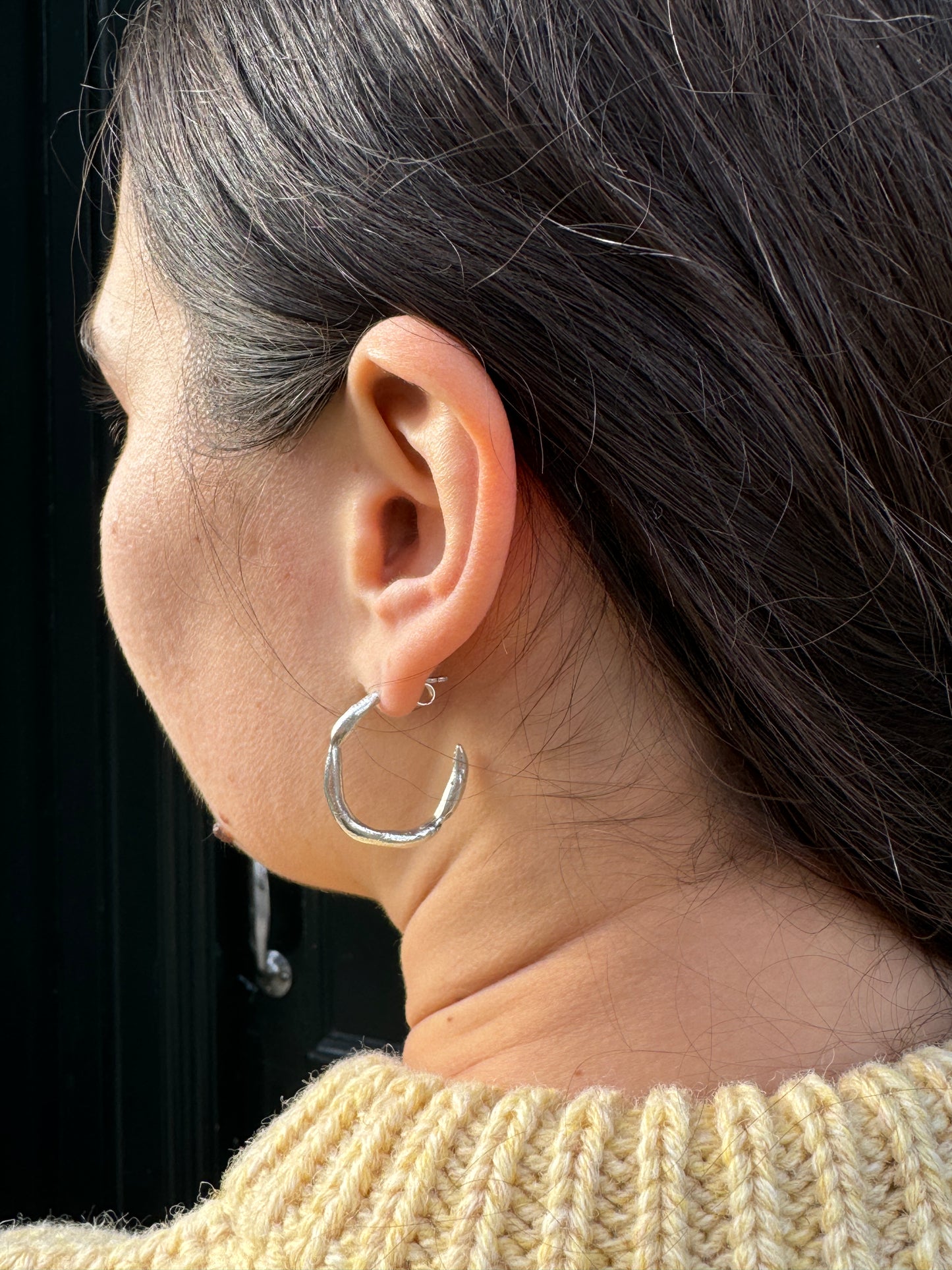 ANNA ARROYO LUA EARRINGS SILVER