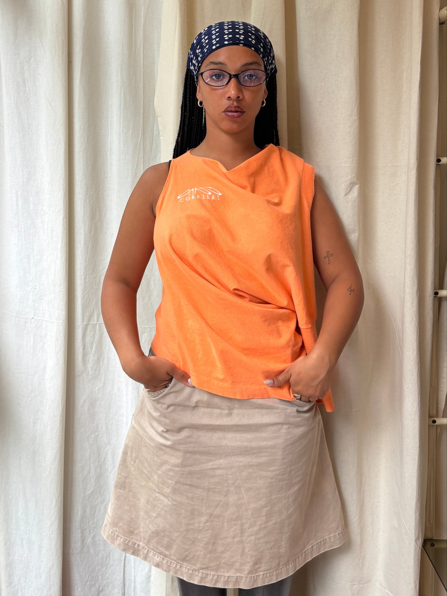 GINA CORRIERI SHIFT TOP LIGHT ORANGE