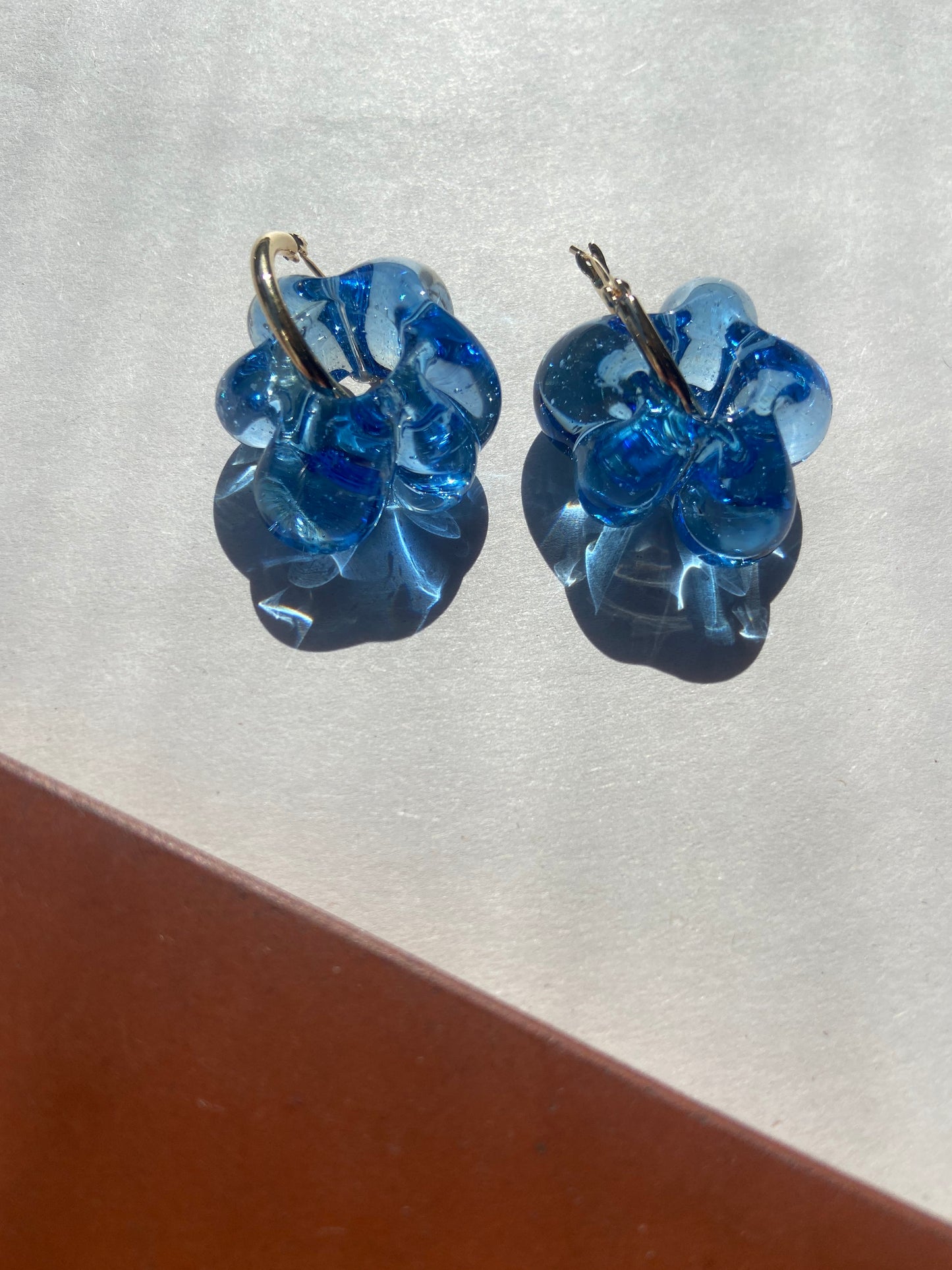 SISI JOIA FLEUR EARRINGS BABY BLUE