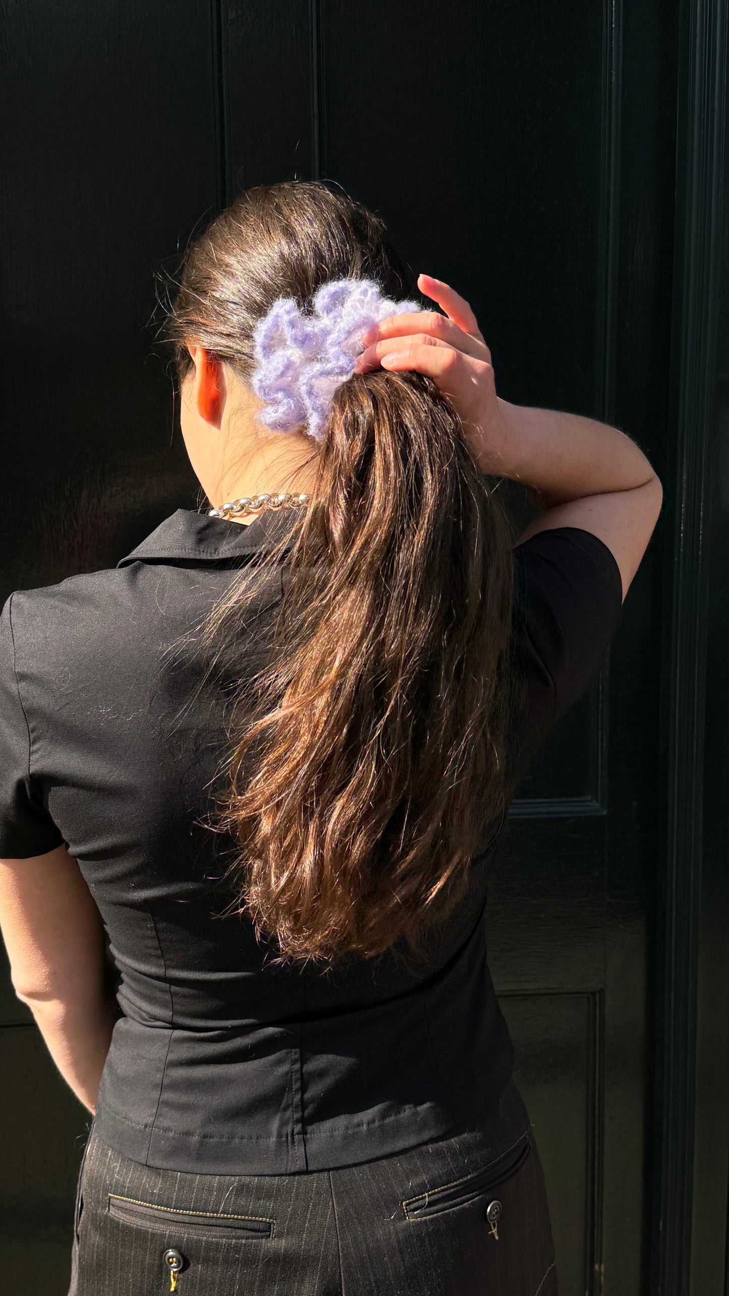 KNOTTS SCRUNCIE PURPLE