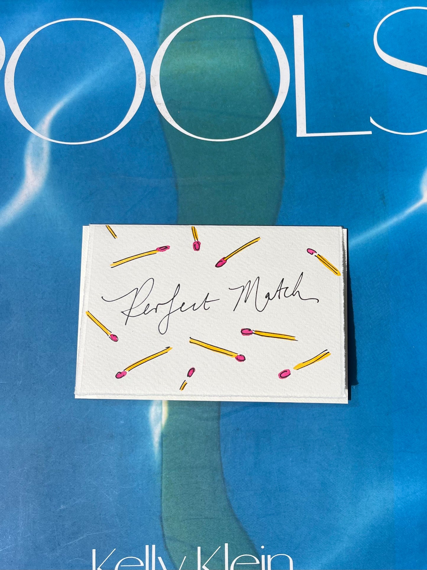 SCRIBBLE AND DAUB PERFECT MATCH CARD