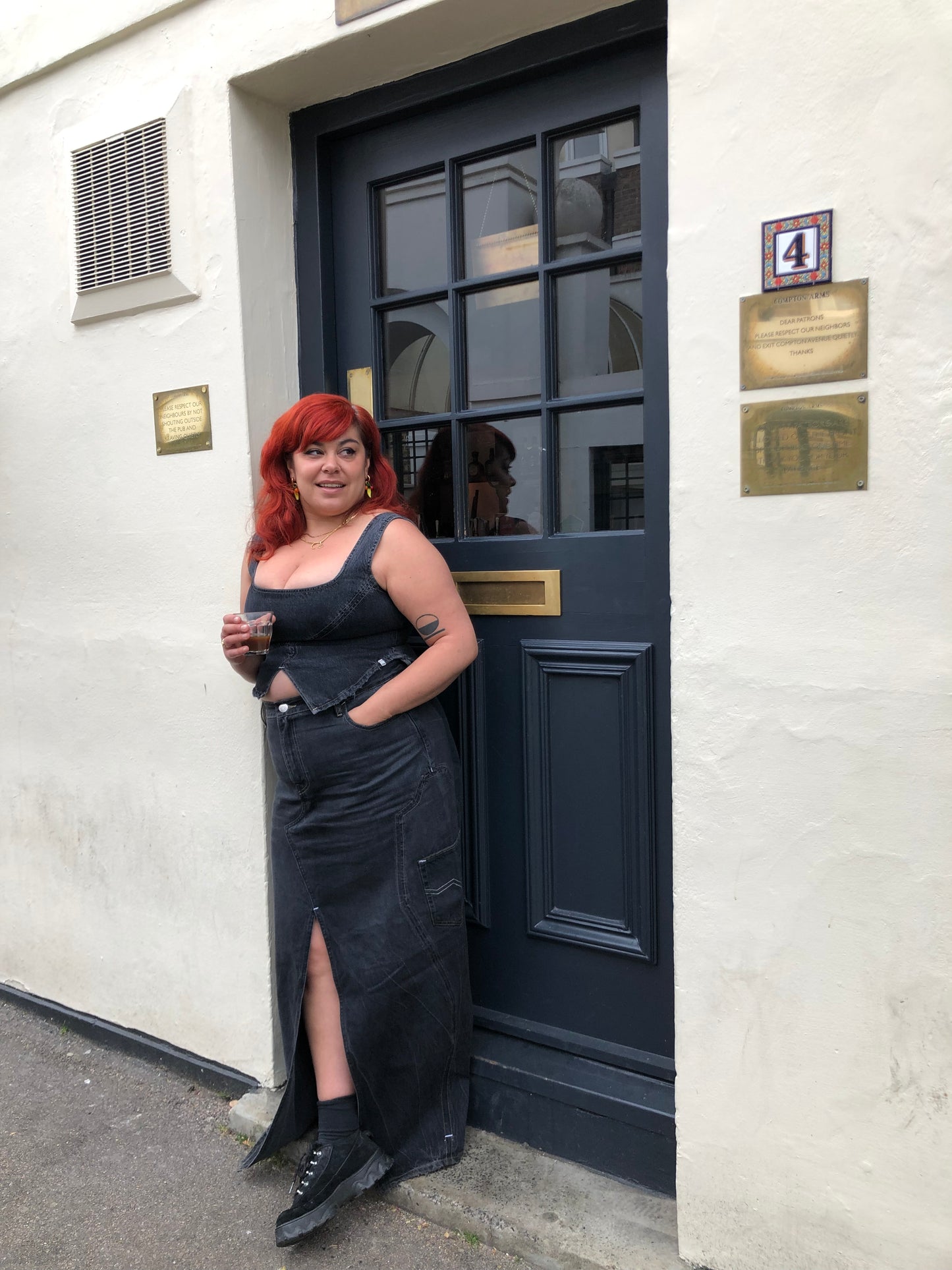 SANDRA ALEXANDRA TRIPLE GROCERY EARRINGS