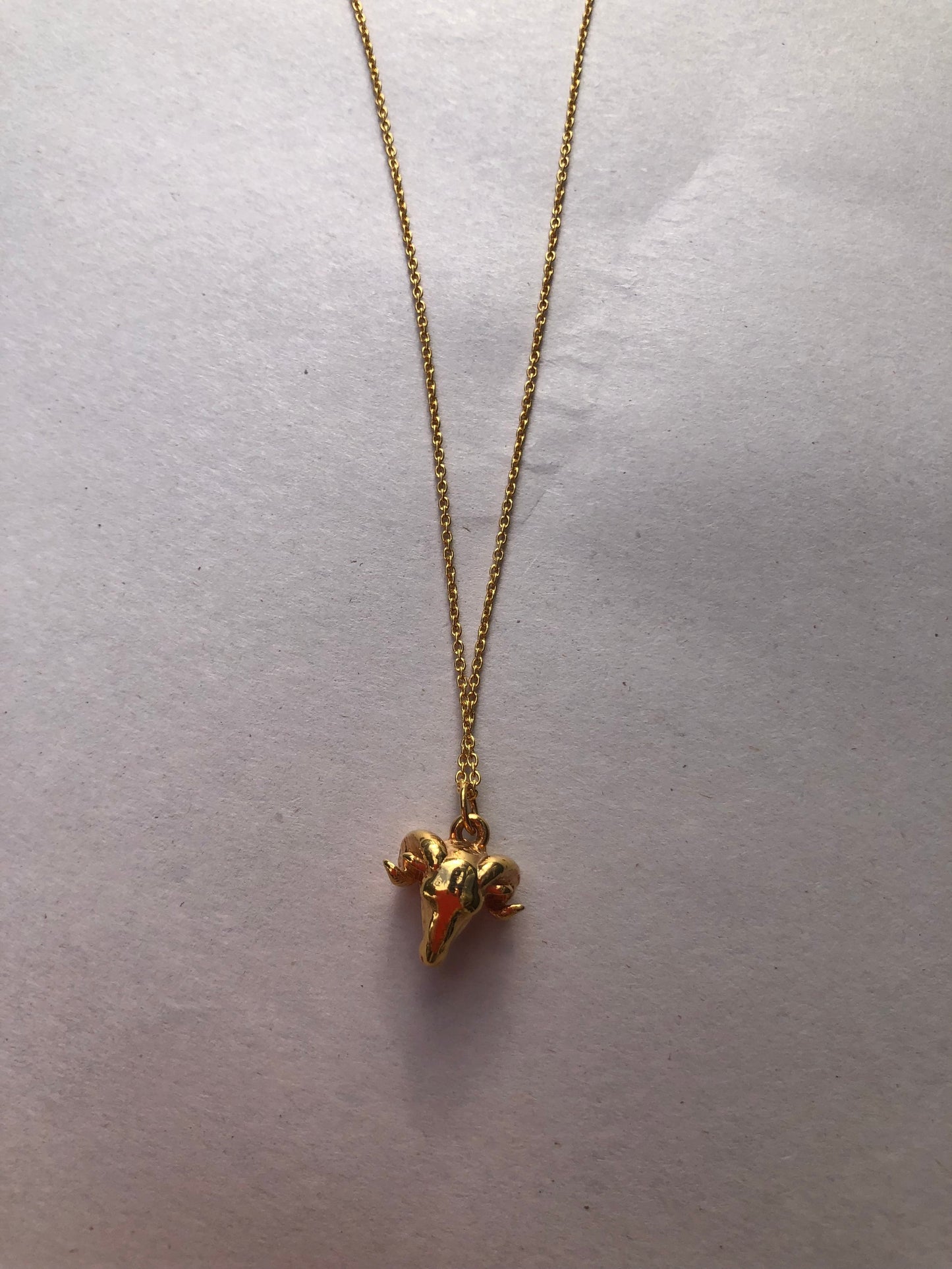 TROBAK MEDIUM RAM CHARM GOLD