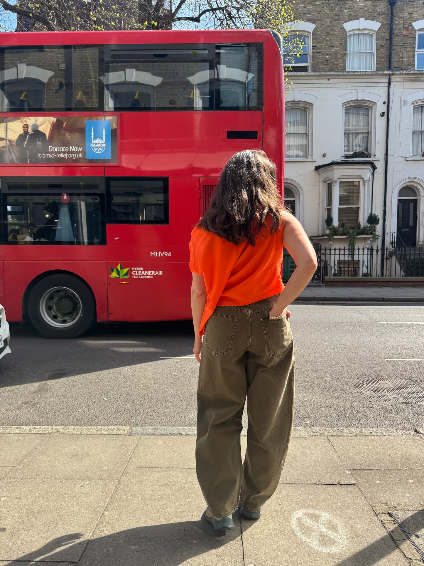 GINA CORRIERI SHIFT TOP ORANGE
