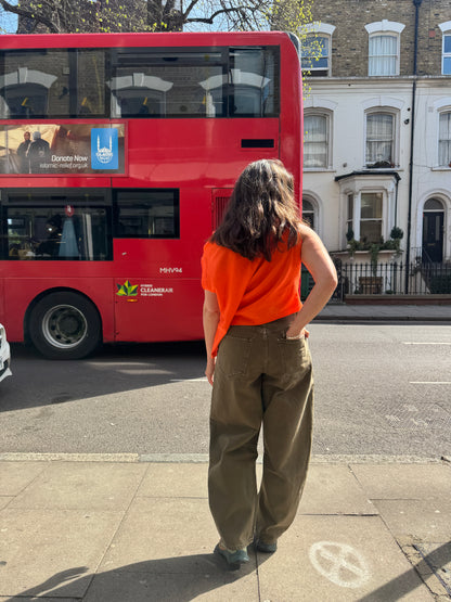 GINA CORRIERI SHIFT TOP ORANGE