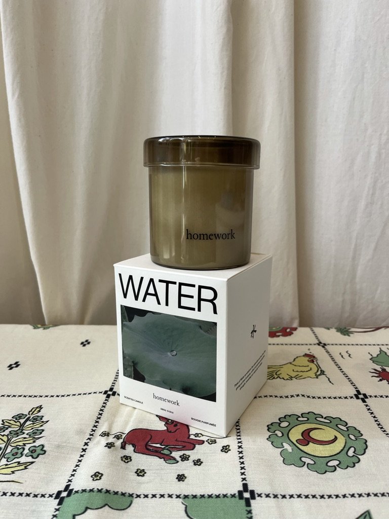 HOMEWORK CANDLE WATER