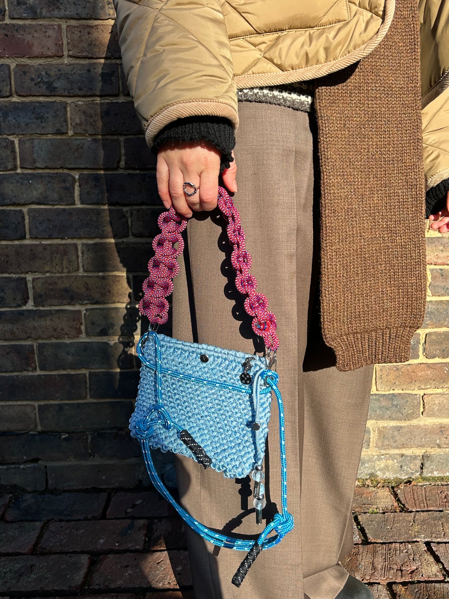 KNOTT TODAY MEDIUM BABY BLUE BAG