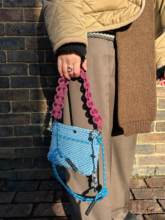 KNOTT TODAY MEDIUM BABY BLUE BAG