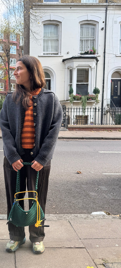 YETTON CARDIGAN GREY